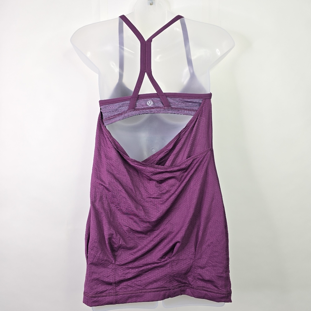 Lululemon Purple C.Y.B Tank With Built-in Bra - Picture 7 of 11